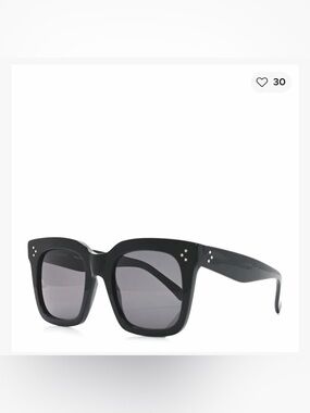 Celine Acetate Tilda Sunglasses CL 41076/S Black